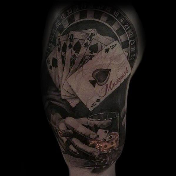 Amazing Poker Tattoos That Will Show Your Love For Gambling