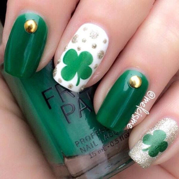 Green St. Patrick's Day Nails Designs That Will Amaze You - ALL FOR