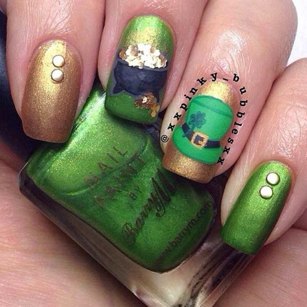 Green St. Patricks Day Nails Designs That Will Amaze You