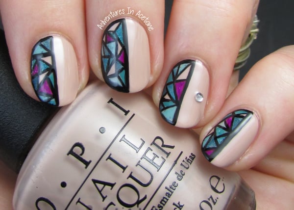 Interesting Stained Glass Nails That Are The New Hot Trend For 2020