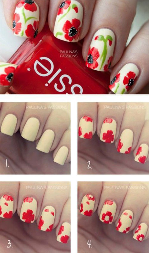 Floral Nails Tutorials That Will Make You Feel The Spring At Your Home During Quarantine Time