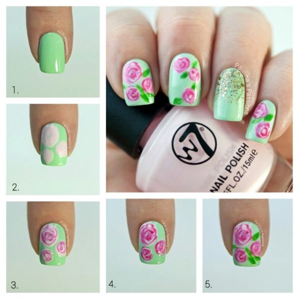 Floral Nails Tutorials That Will Make You Feel The Spring At Your Home During Quarantine Time