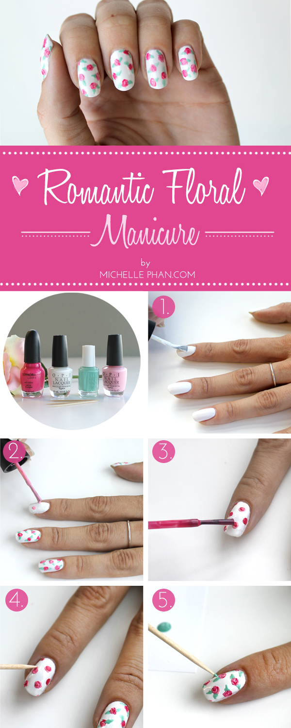 Floral Nails Tutorials That Will Make You Feel The Spring At Your Home During Quarantine Time