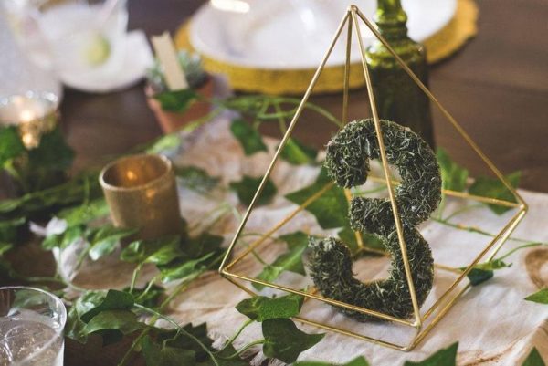 Wonderful DIY Wedding Table Numbers That That You Can Do At Home During The Coronavirus Lockdown