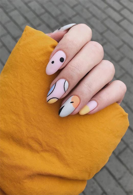 Mind Blowing Abstract Nails That Will Boost Your Creativity This Spring And Summer