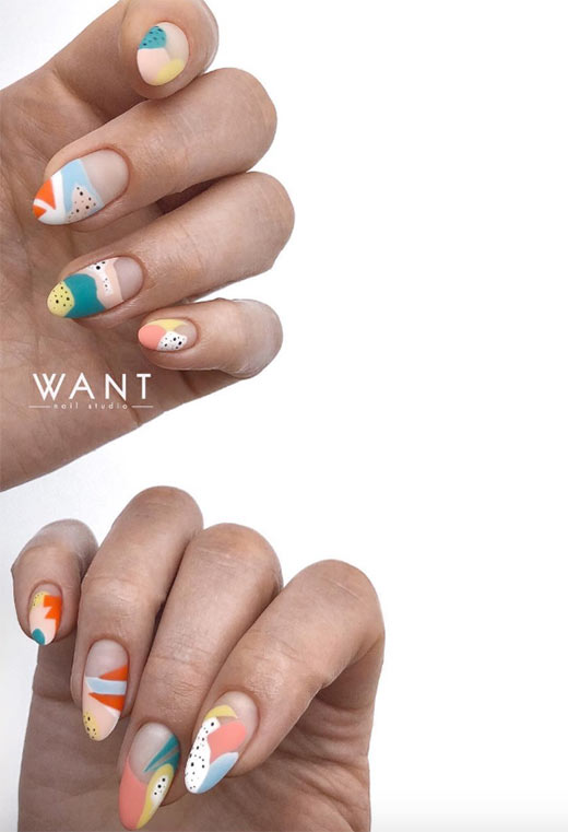 Mind Blowing Abstract Nails That Will Boost Your Creativity This Spring And Summer