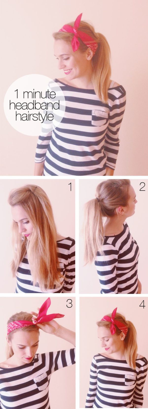 Step By Step Headband Hairstyle Tutorials That You Should Try This Spring