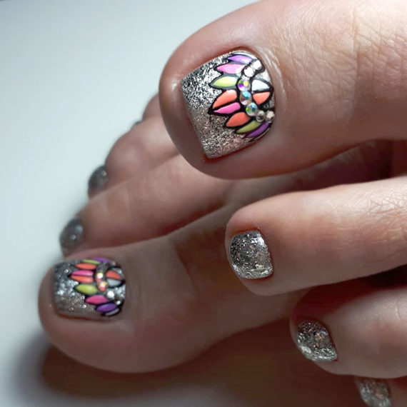 Beautiful Toe Nails Designs That You Will Be Happy To Show - ALL FOR