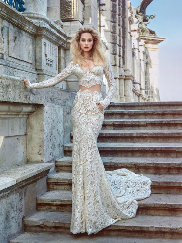 Gorgeous Two Pieces Wedding Dresses That Will Help You Get A Unique Bridal Look