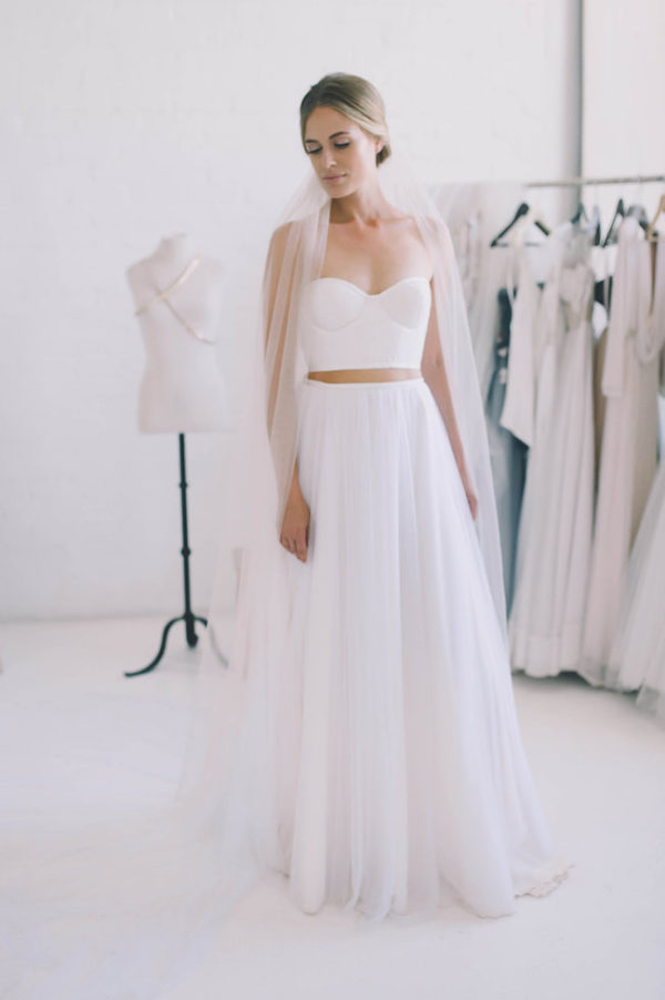 Gorgeous Two Pieces Wedding Dresses That Will Help You Get A Unique Bridal Look