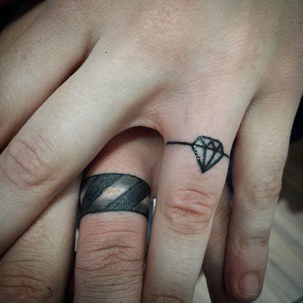 Creative Wedding Ring Tattoos That Will Help You Express Your Love And Commitment In A Unique Way