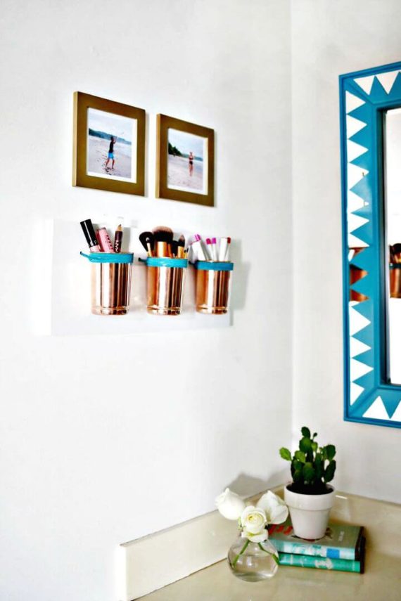 Smart DIY Makeup Storage Ideas That Will Keep Your Place Tidy - ALL FOR