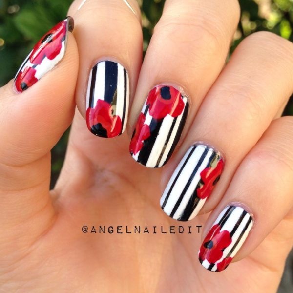 Beautiful Poppy Nails That Will Amaze You