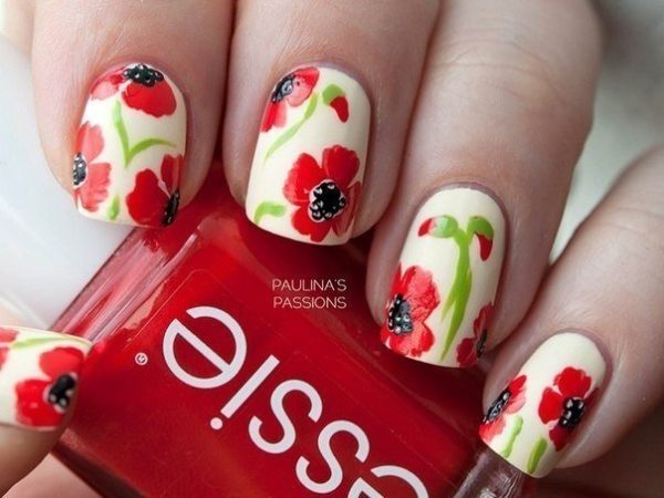 Beautiful Poppy Nails That Will Amaze You