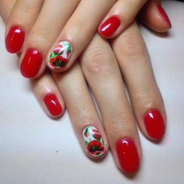 Beautiful Poppy Nails That Will Amaze You