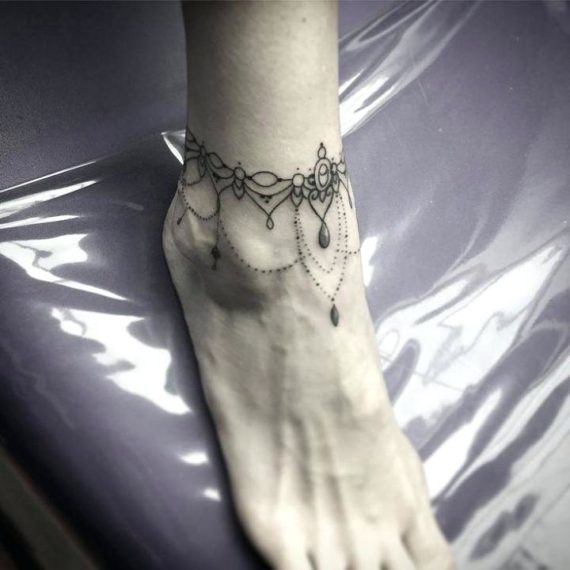 Charming Ankle Bracelet Tattoos That Will Amaze You - ALL FOR FASHION ...