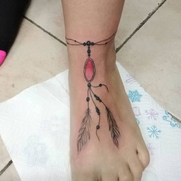 Charming Ankle Bracelet Tattoos That Will Amaze You