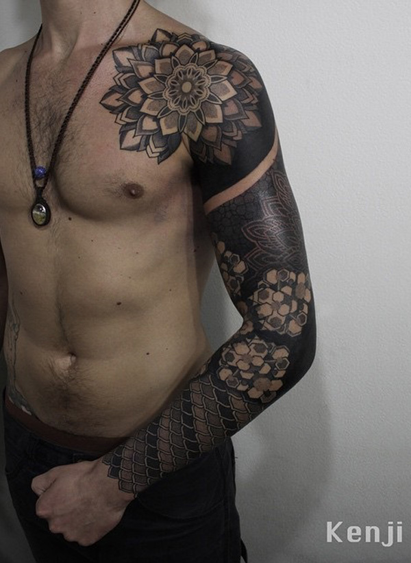 Bold Black Background Tattoos That Will Fascinate Both Men And Women