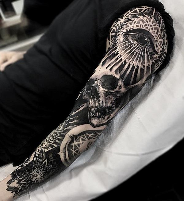 Bold Black Background Tattoos That Will Fascinate Both Men And Women
