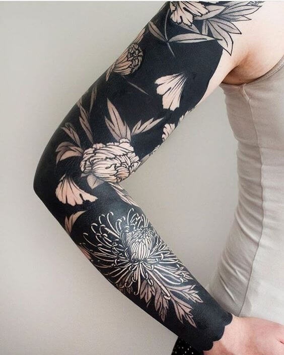 Bold Black Background Tattoos That Will Fascinate Both Men And Women