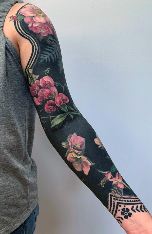 Bold Black Background Tattoos That Will Fascinate Both Men And Women