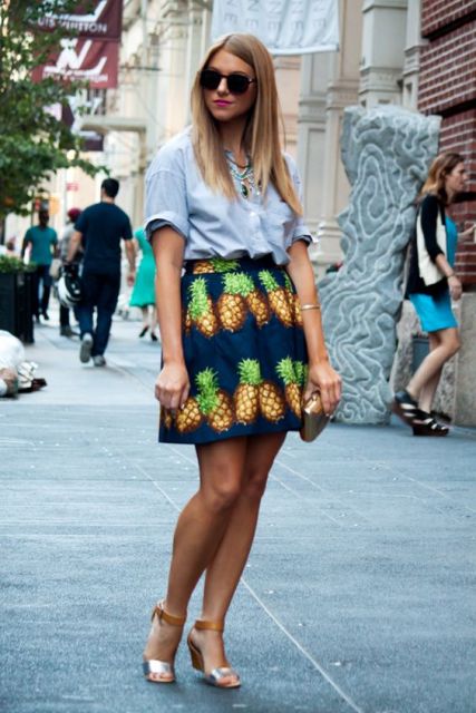 Fresh Fruit Print Outfits That Will Make You Look Super Fashionable This Summer