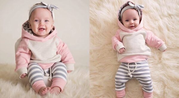 How to Dress a Newborn Baby Girl During Winters