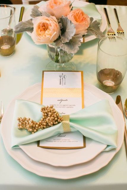 Delicate Mint Wedding Ideas That Are Really Romantic And Natural