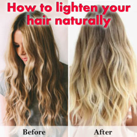 Excellent Ways To Lighten Hair Naturally In The Sun - ALL FOR FASHION ...