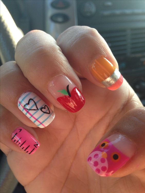 Cute Back To School Manicure Ideas That You Would Like To Recreate