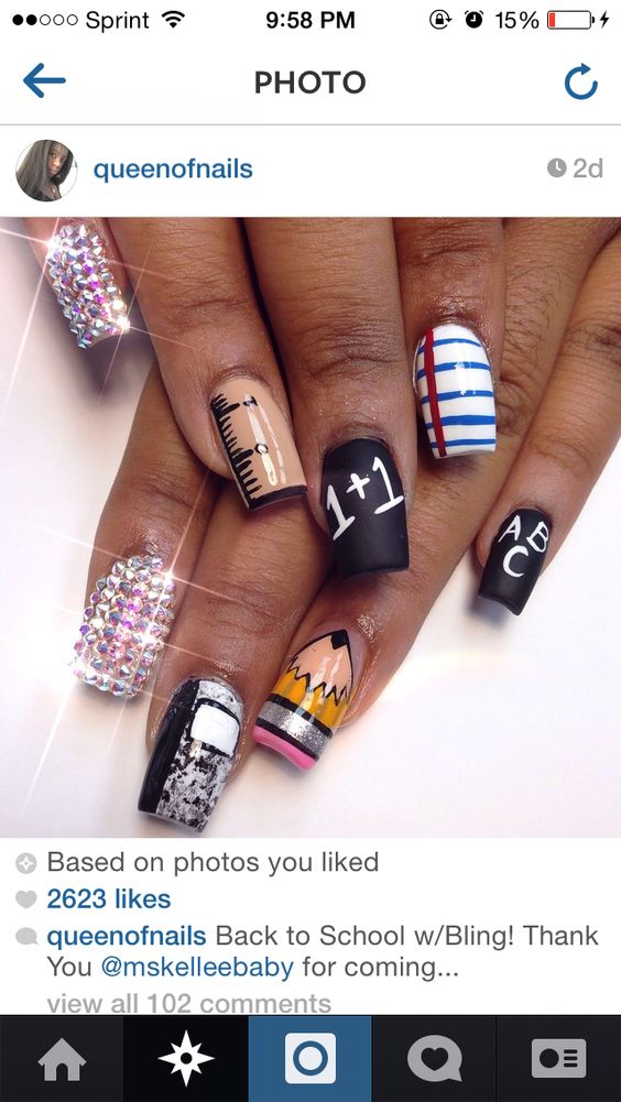 Cute Back To School Manicure Ideas That You Would Like To Recreate