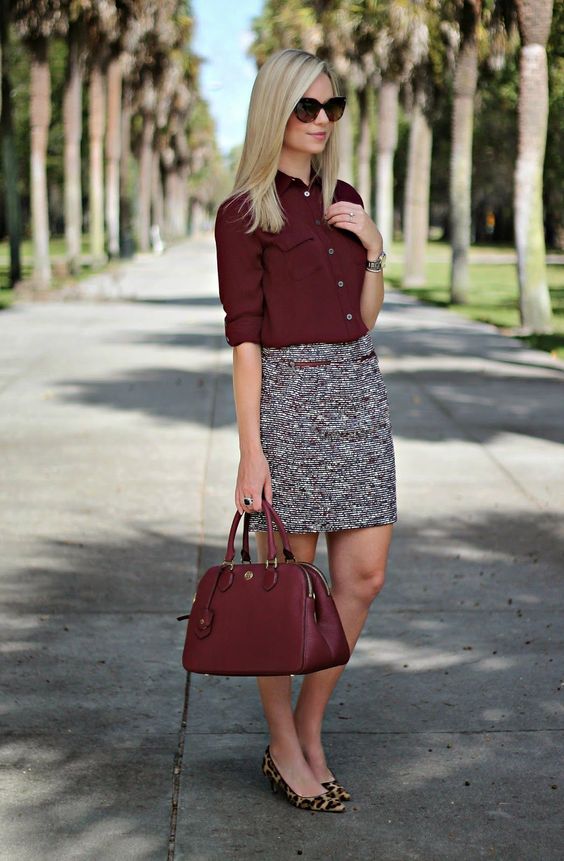 Fabulous Burgundy Outfits That Will Make You A Fashion Diva This Fall