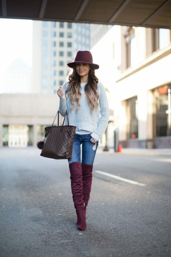 Fabulous Burgundy Outfits That Will Make You A Fashion Diva This Fall