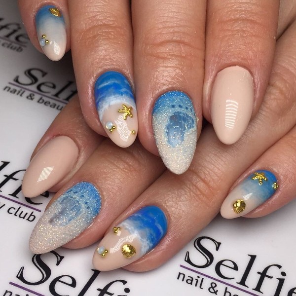 Beautiful Sea Manicure Ideas That Scream Summer