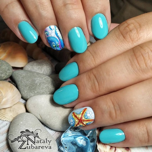 Beautiful Sea Manicure Ideas That Scream Summer