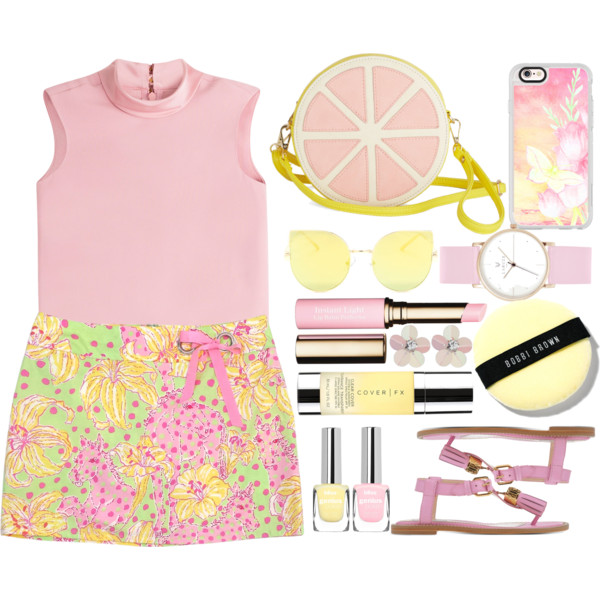 pink accessories summer 2012, created by twinklepowder on Polyvore