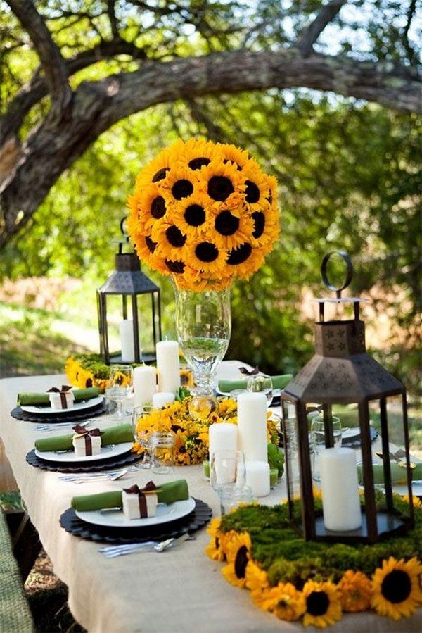 Sunflower Wedding Decorations That Will Make Your Jaws Drop