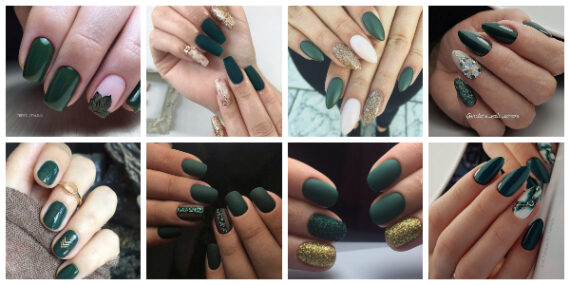 Dark Green Manicure Ideas That You Would Love To Try This Fall - ALL ...