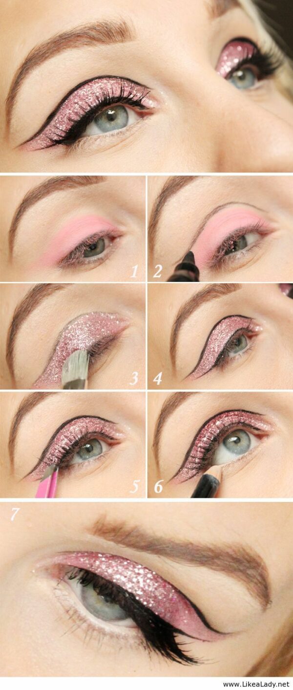 Glitter Makeup Tutorials That Will Make You Look Fabulous On Your Formal Occasions