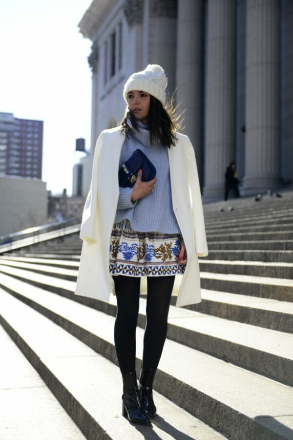 White Winter Outfit To Stand Out Of The Crowd This Winter