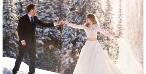 winter wedding photos