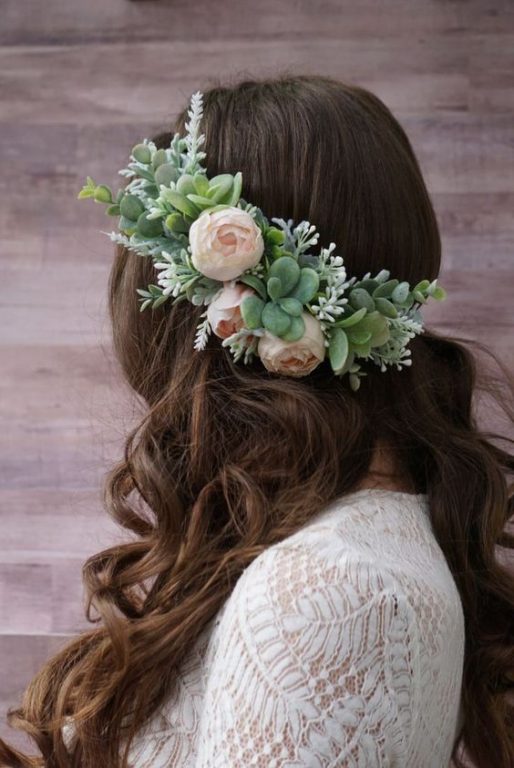 Inspiring Bridal Hairstyles With Flowers